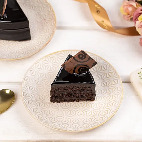 decorated chocolate cake
